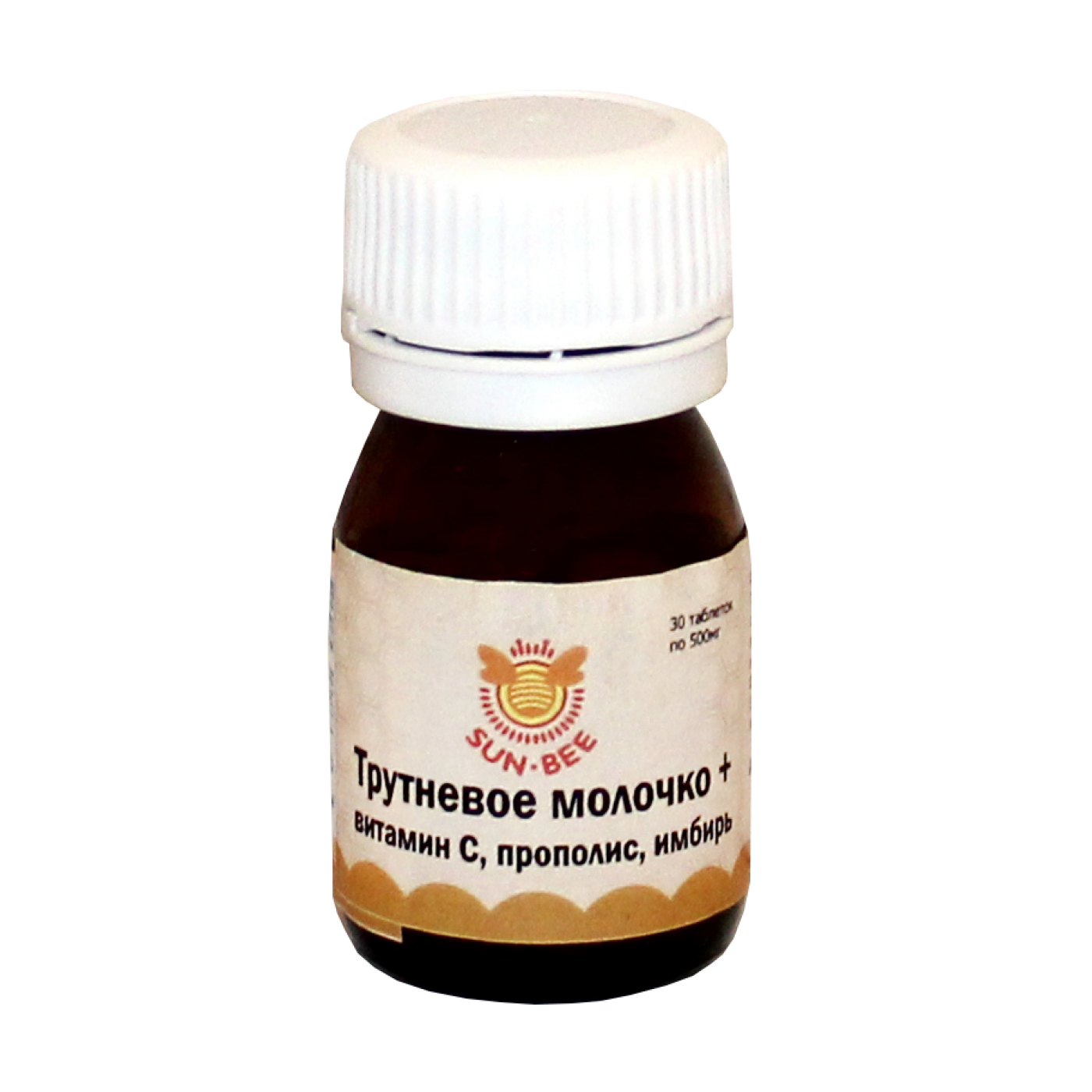 Трутневое молочко+витамин С,прополис,имбирь (15г.30 таблеток)